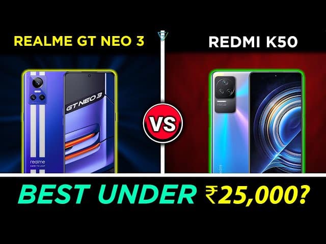 Realme GT Neo 3 vs Redmi K50