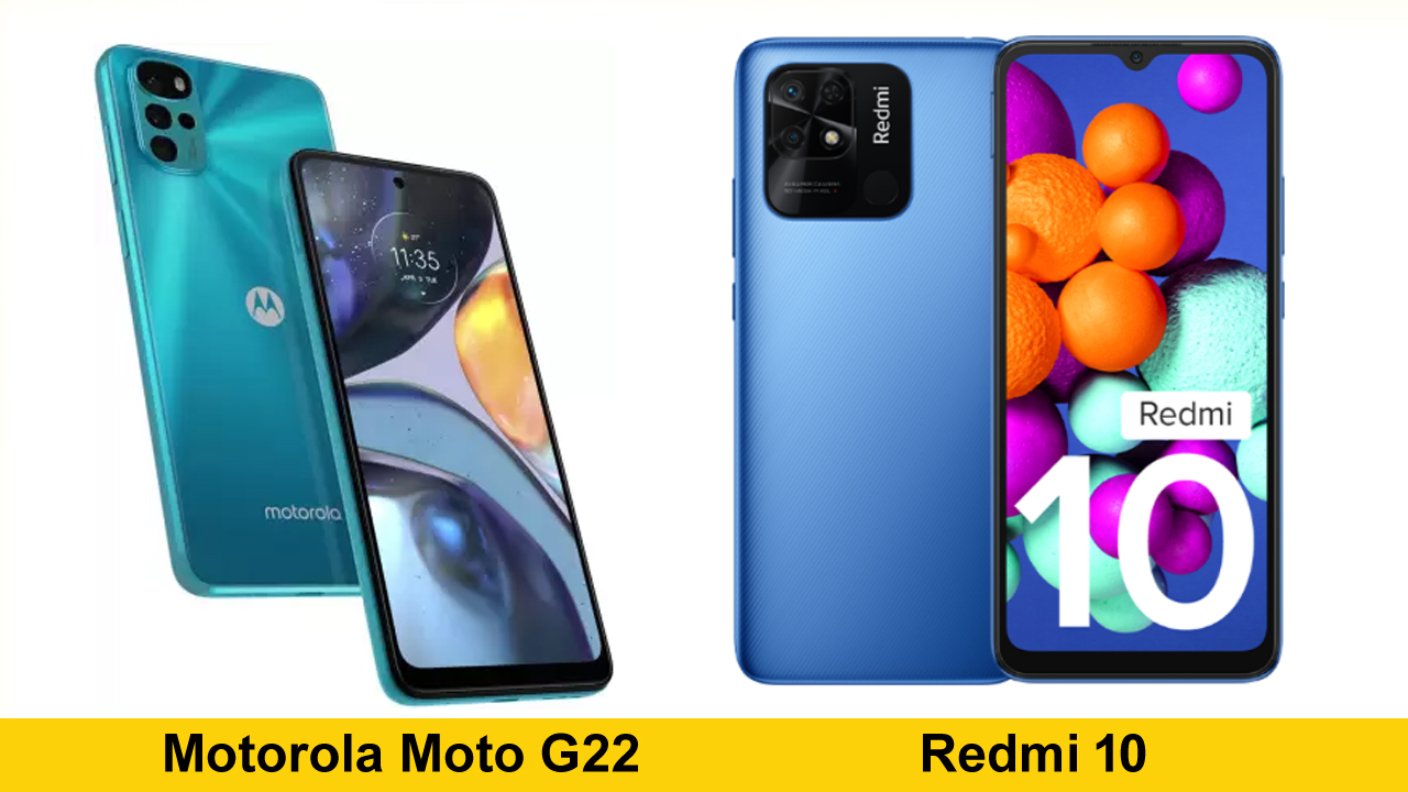 Moto G22 vs Redmi 10